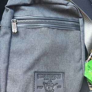 True Religion Gray Belt Bag for Men
